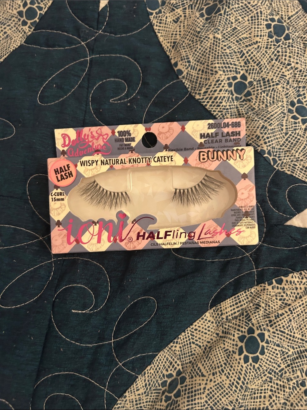 Doll Eyes Halfling Lashes - Bunny (Black)